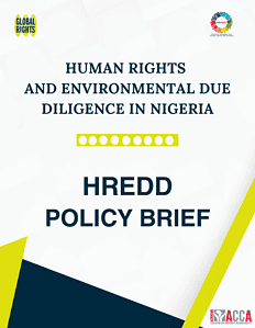 Human Rights and Environmental Due Diligence in Nigeria: A Policy Brief